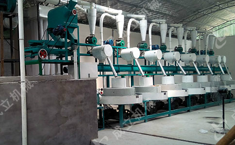 自動化石磨面粉機械生產廠線運行前的試運轉準備工作